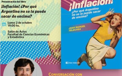 «Juan Manuel Telechea, presentación de su libro sobre la inflación en Argentina».